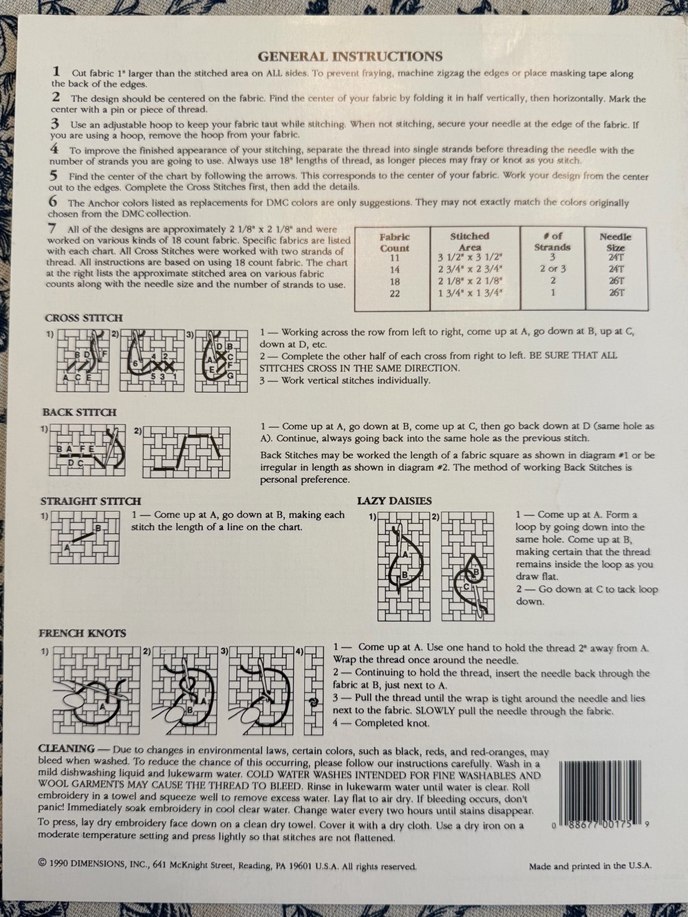 CHRISTMAS‎ QUICKIES 1990 Ornament Designs Karen Wood Dimensions Leaflet #176 - Picture 4 of 5